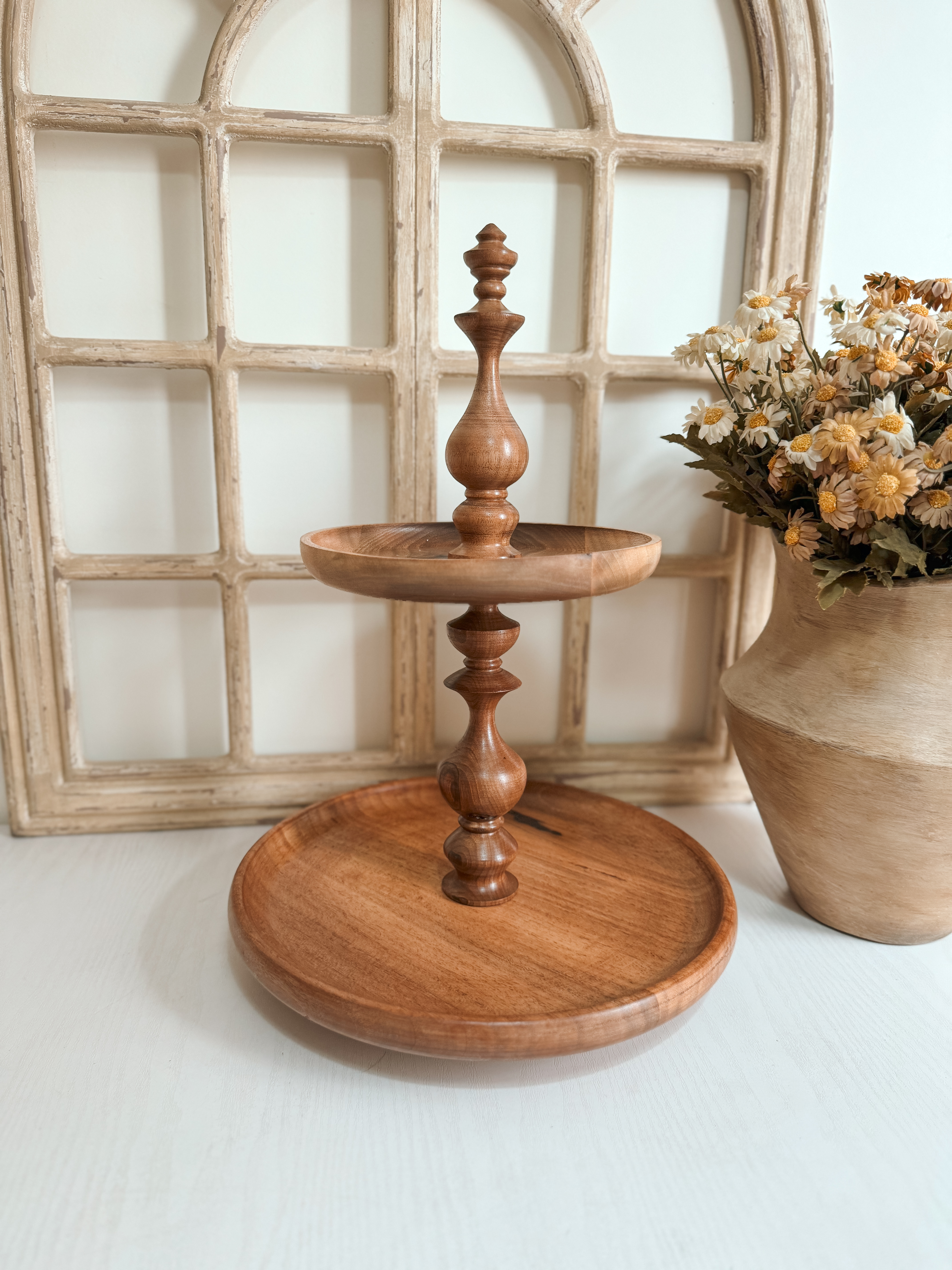 استند دو طبقه گردو‌